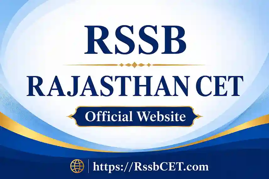 RSSB Rajasthan CET Official Website
